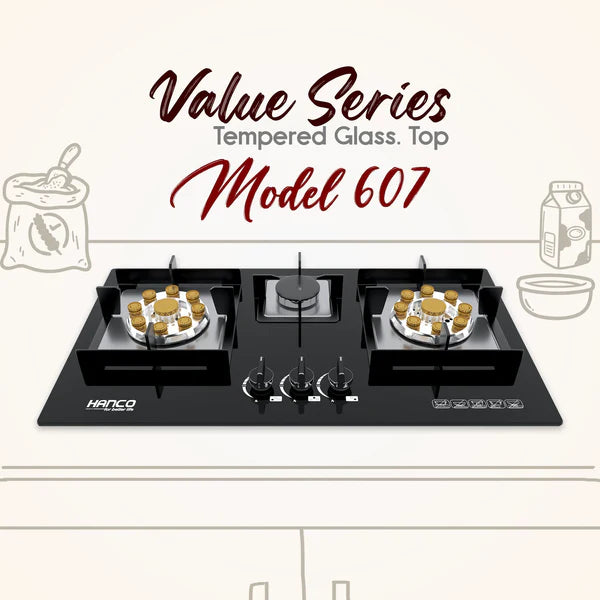 HANCO:Model 607- New Generation + EPS ( Kitchen Hob )