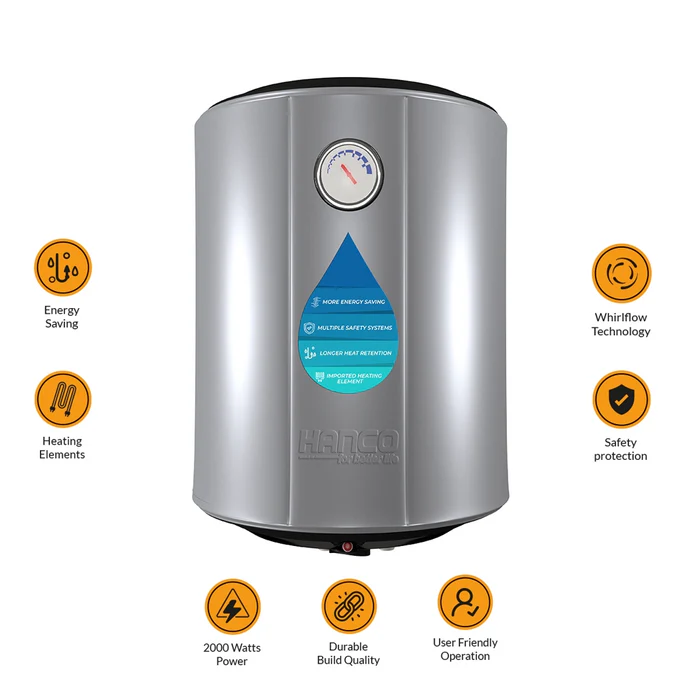 HANCO:Semi Instant Electric Water Heater - 60 Liters Body Size - Smart Electric Geyser