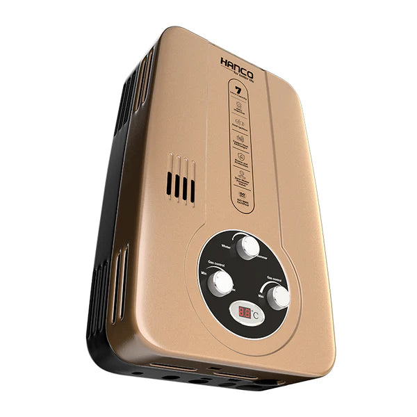 HANCO:Hanco 7 Liters Instant Water Heater - Model 710IN Dual Ignition - Gas Geyser ( Website Exclusive Model- Limited Stock)