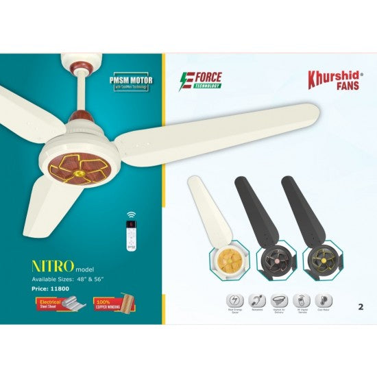 Khurshid Fans:E-Force Series 30W