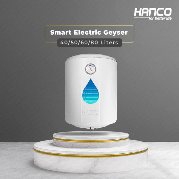 HANCO:Semi Instant Electric Water Heater - 60 Liters Body Size - Smart Electric Geyser