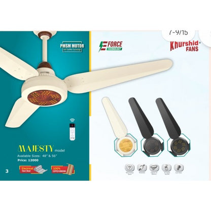 Khurshid fans:Majesty Model Inverter Ceiling Fan