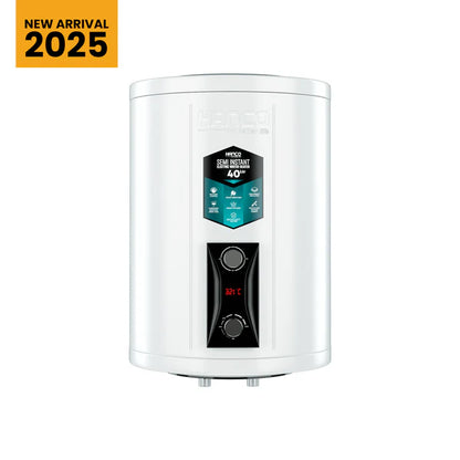 HANCO:Semi Instant Electric Water Heater Solar Compatible - 40 Liters Body Size - Smart Electric Geyser